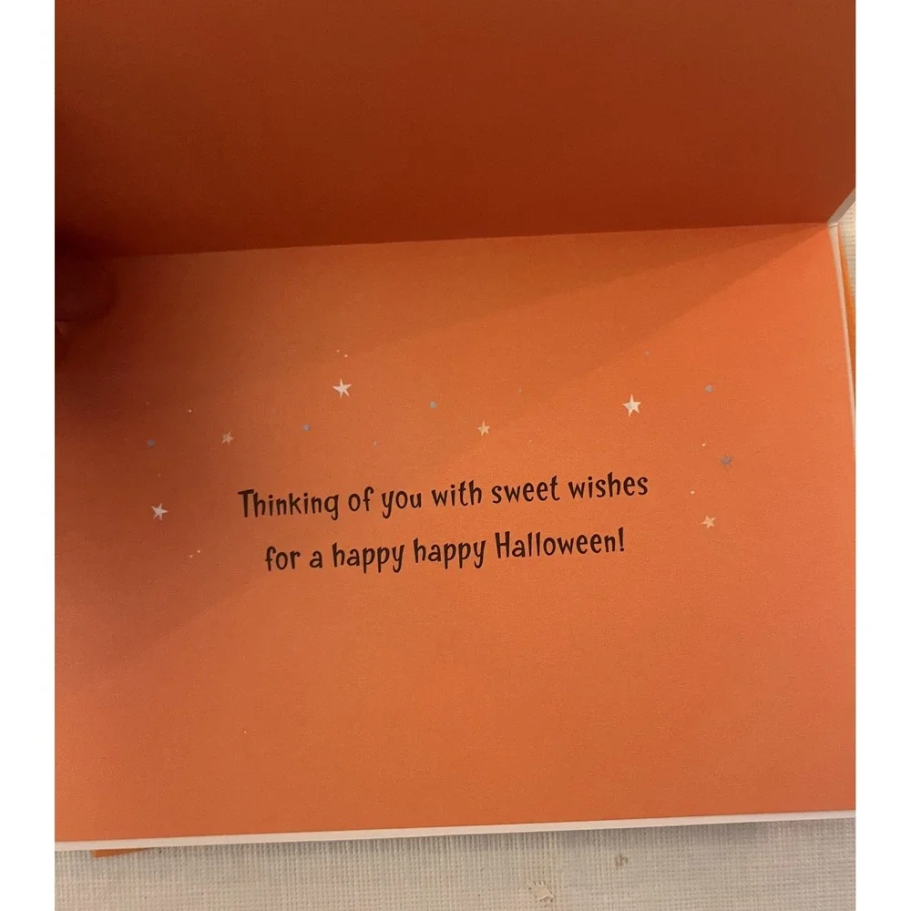 Halloween Greeting Card Set of 3 Glitter Sugar Skull Humor Trick or Treat Mice